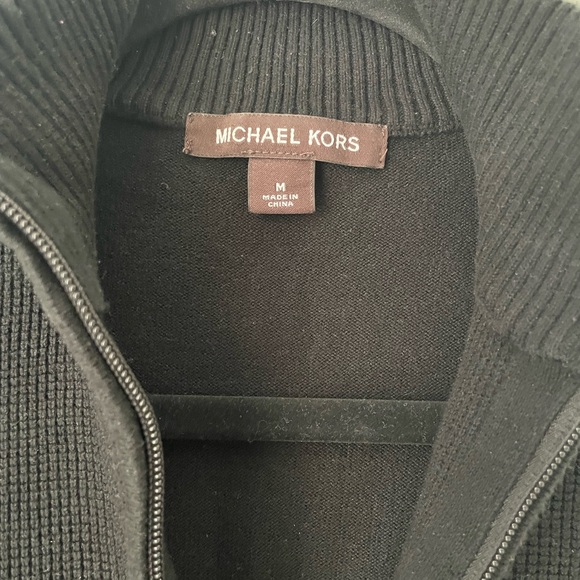 Michael Kors Men's Zip-Up Sweater - Picture 3 of 4